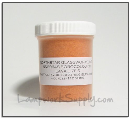 Northstar Lava (64) - Large Frit 4 oz. (25 grade) 4 oz jar