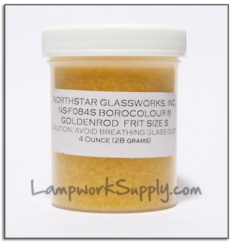 Northstar Goldenrod (84) - Small Frit 4 oz. (38 grade) 4 oz jar