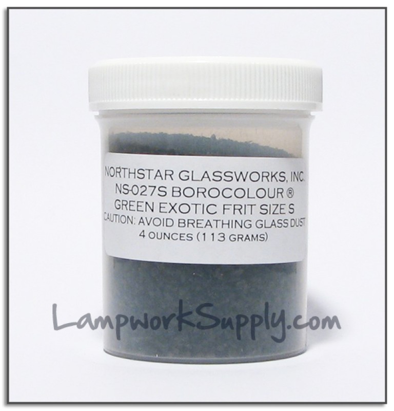 Green Exotic Small Frit 4 oz. (38 grade)