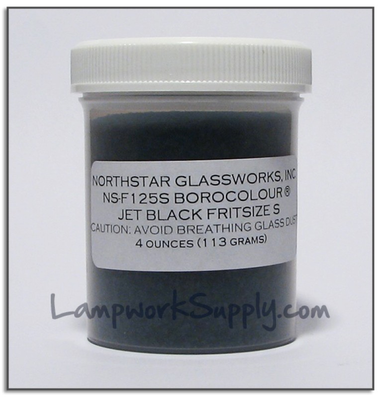 Jet Black Small Frit 1 lb. (38 grade)