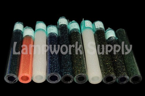 Candy Apple Red Dichroic Cane