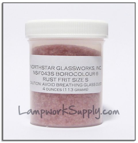 Northstar Rust (43) - Small Frit 4 oz. (38 grade) 4 oz jar