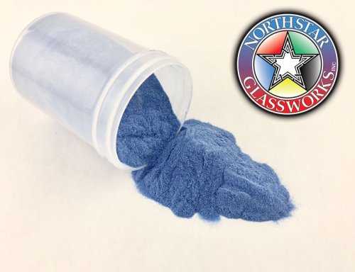 Northstar Blue Moon (45) - Powder 1 lb. (70/100 Grade Mix) Frit Fore Powder 16 oz jar