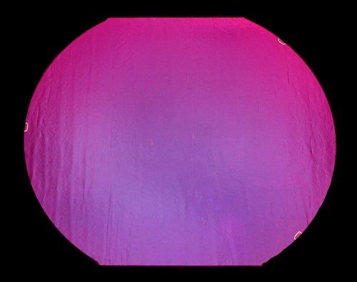 Black Cherry Dichroic 1/16" Thick Borosilicate Glass Sheet by CBS