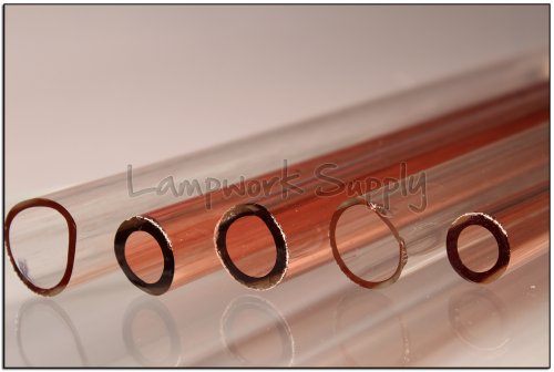 Clear Encased Red Elvis Tubing - C Grade