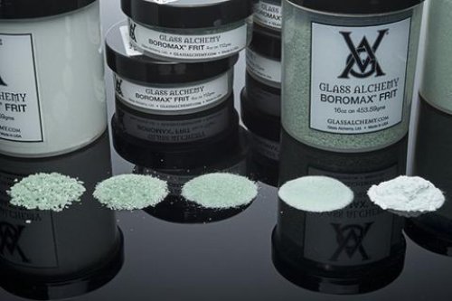 Glass Alchemy Mint (25) - Large Frit 4 oz. grade) Large (25 grade) 4 oz Jar