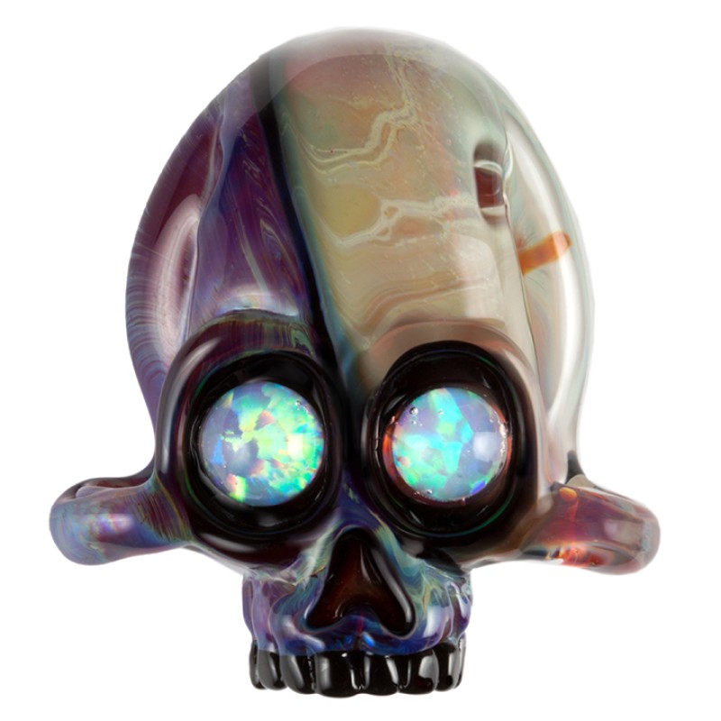 Double Amber Purple Fine Frit 1 lb. (70 grade)