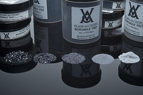 Glass Alchemy Black Violet (79) - Medium Frit 1 lb. (38 grade) Medium (38 grade) 1 lb Jar (16 oz)