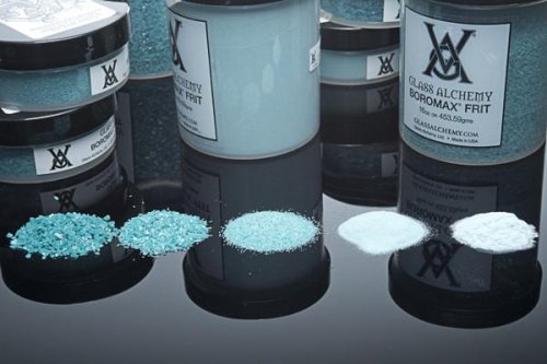Glass Alchemy Agua Azul (28) - Small Frit 1 lb. (70 grade) Small (70 grade) 1 lb Jar (16 oz)