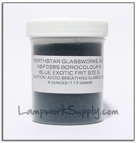 Northstar Blue Exotic (28) - Large Frit 1 lb. 16 oz jar