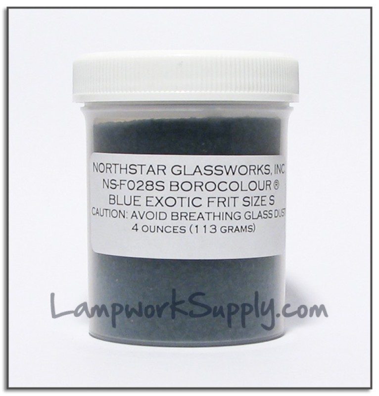 Blue Exotic Small Frit 1 lb. (38 grade)