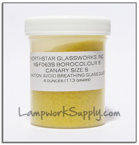 Northstar Canary (63) - Small Frit 4 oz. (38 grade) jar