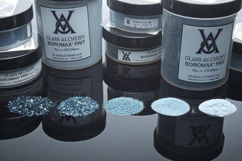 Glass Alchemy Aquatic Carnival (42) - Small Frit 4 oz. (70 grade) Small (70 grade) 4 oz Jar