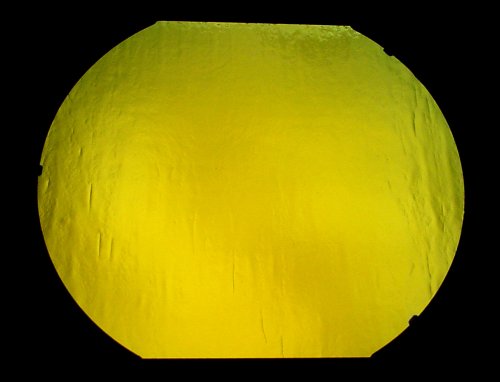 Blue / Gold Dichroic 1/16" Thick Borosilicate Glass Sheet by CBS