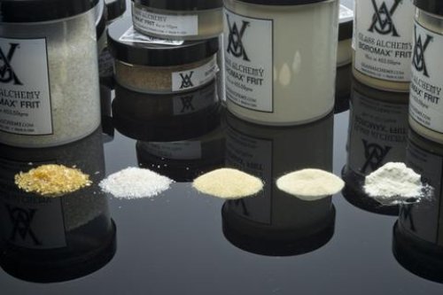 Glass Alchemy Persimmon Strike (12) - Medium Frit 4 oz. (38 grade) Medium (38 grade) 4 oz Jar