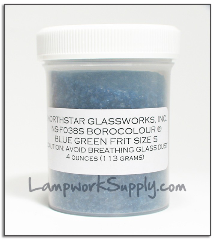 Blue-Green Small Frit 4 oz. (38 grade)