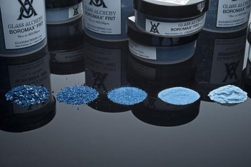 Glass Alchemy Twilight (57) - Small Frit 1 lb. (70 grade) Small (70 grade) 1 lb Jar (16 oz)
