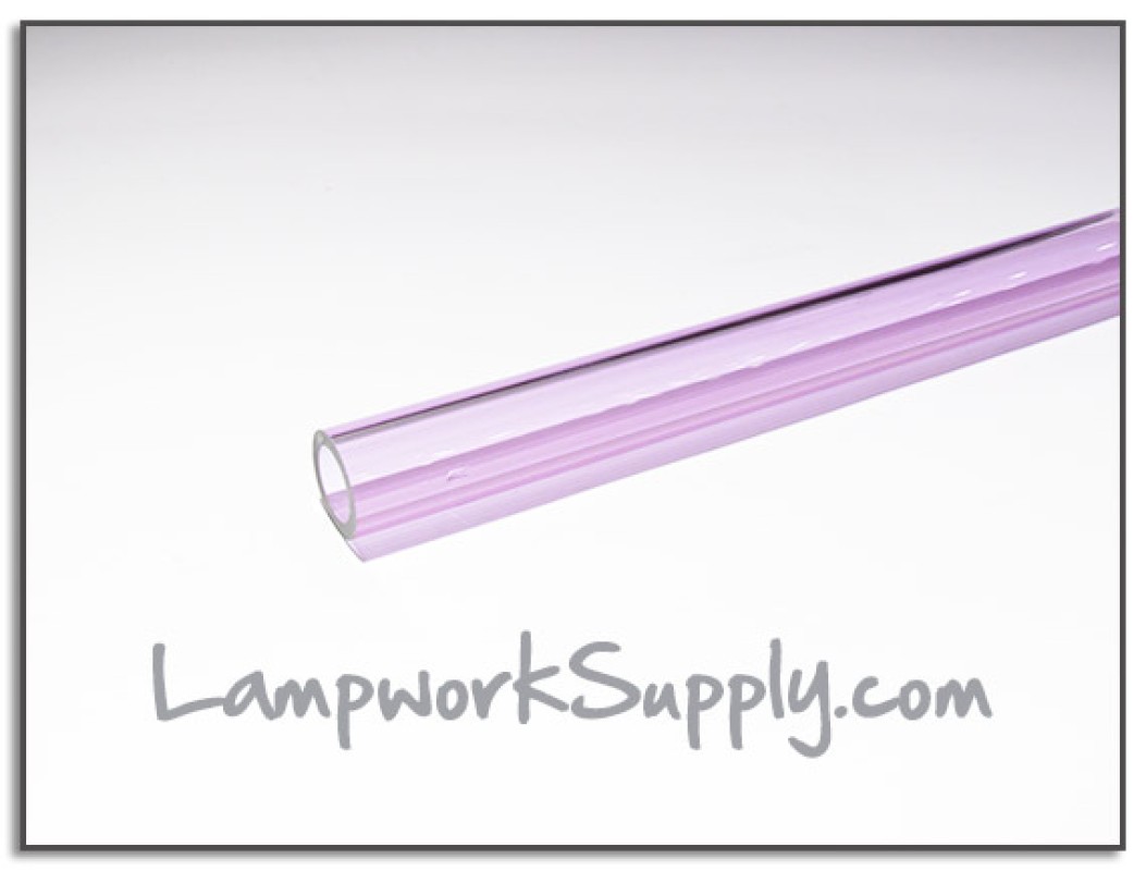 Transparent Purple 28 x 4mm Tubing