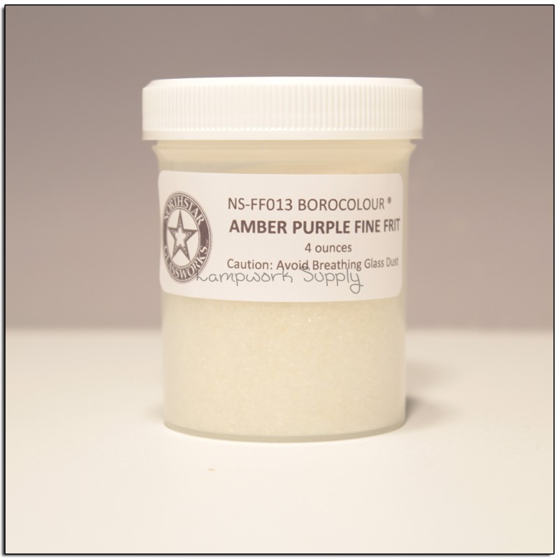 Amber Purple Fine Frit 4 oz. (70 grade)
