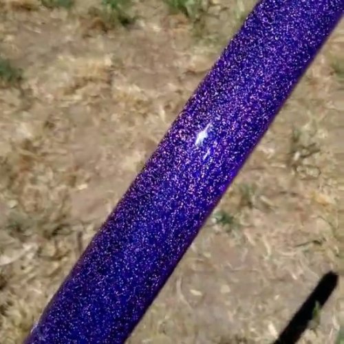 Dream Tubing Amethyst Dichroic - Glass Alchemy Brilliant Blue Tube