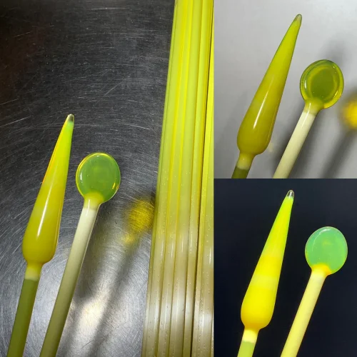 Yellow Opal Satin Rod - B