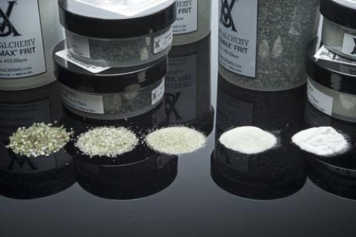 Glass Alchemy Andromeda (66) - Small Frit 4 oz. (70 grade) Small (70 grade) 4 oz Jar