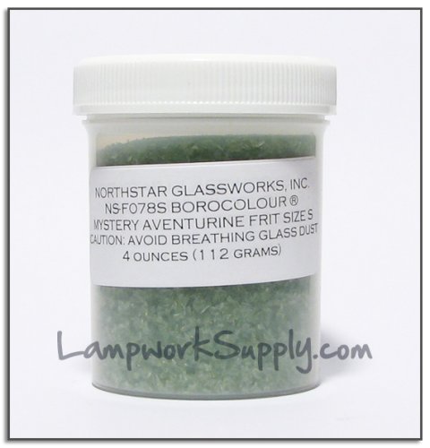 Northstar Mystery Aventurine (78) - Large Frit 4 oz. (25 grade) 4 oz jar