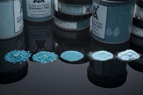 Glass Alchemy Really Teally (55) - Medium Frit 4 oz. (38 grade) Medium (38 grade) 4 oz Jar