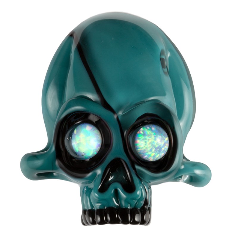 Opaque Aqua Fine Frit 1 lb. (70 grade)