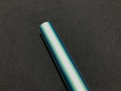 White Water Color Fade Vac Stack Tubing