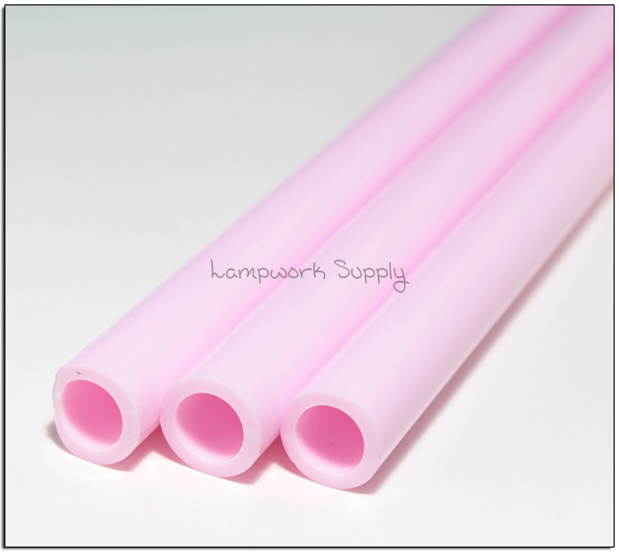 Milky Pink 25 x 4mm Tubing