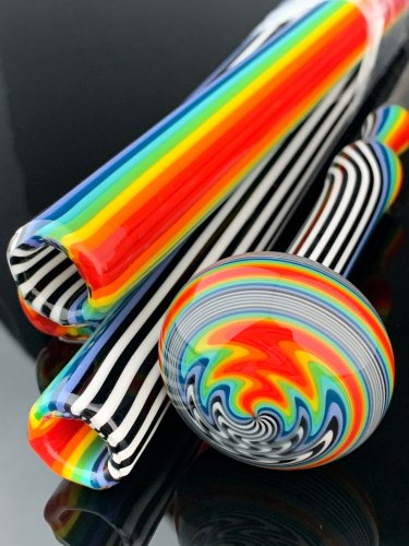 Rainbow Zebra Vac Stack Tubing