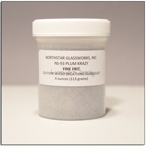 Northstar Plum Krazy (93) - Fine Frit 4 oz. (70 grade) jar