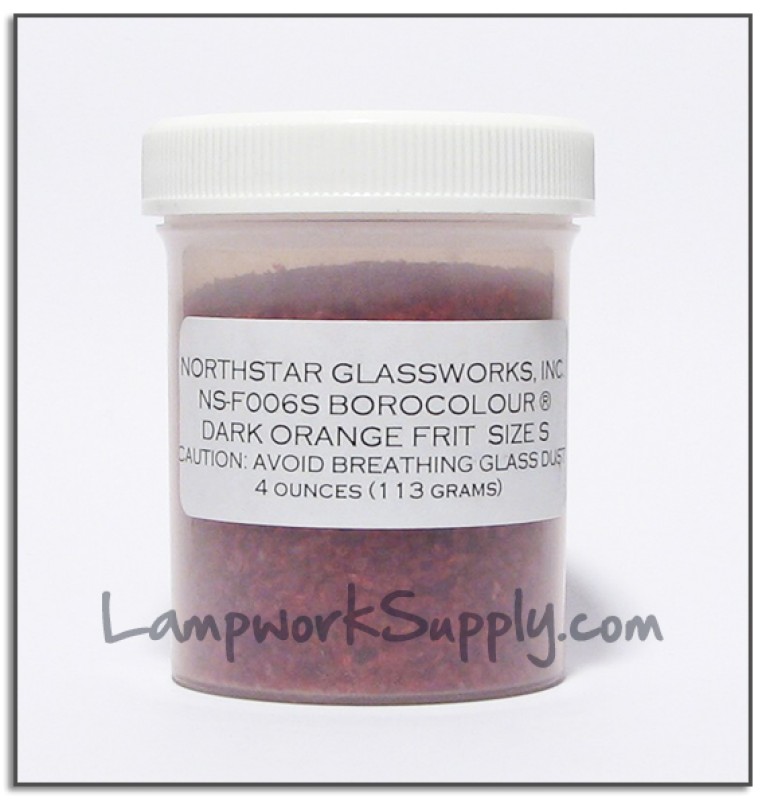 Dark Orange Large Frit 4 oz. (25 grade)