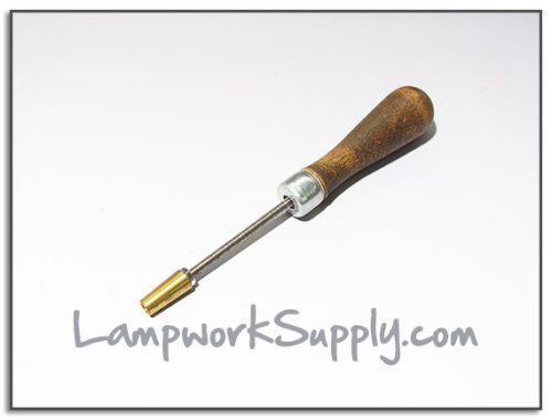 10mm Ground Joint Plug with Wood Handle