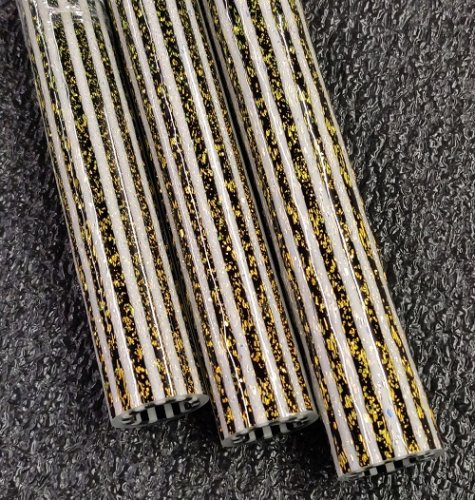 Gold over Jailhouse Lined Dichroic Tubing