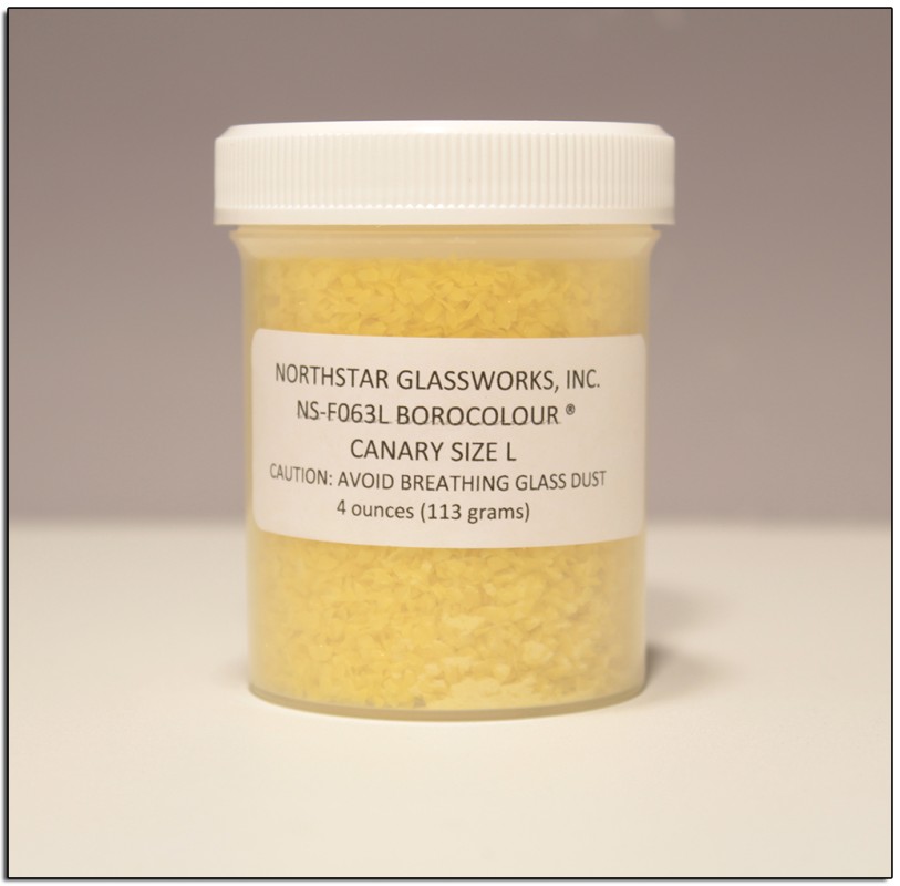 Canary Large Frit 4 oz. (25 grade)