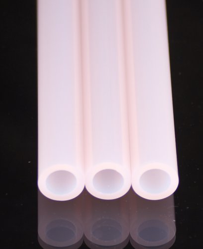 Chinese Color Jade Pink - 25mm x 4mm Tubing Half 2 ft Tube Half 2 ft Tube 25 x 4mm