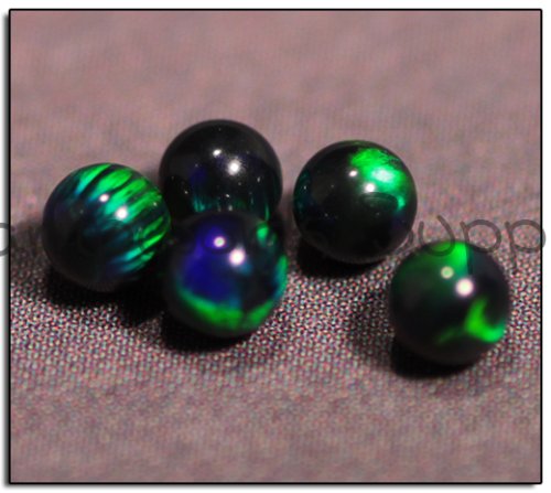 Kyocera 2.5mm Sphere Opal - Black Green