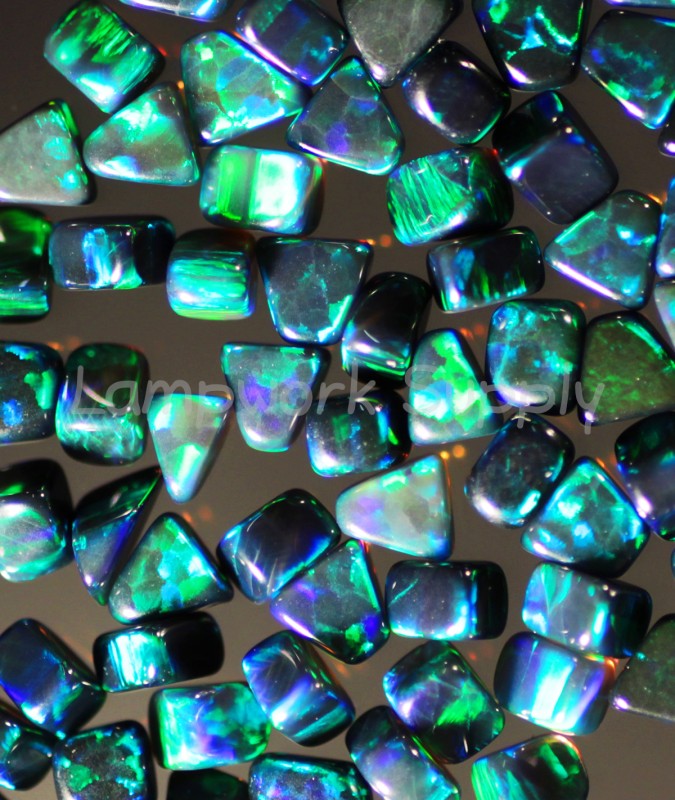 Green Tumbled Opal