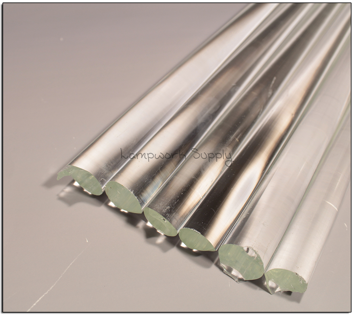 Chinese Clear 20mm Rod 1600mm Length (62-63 inches)