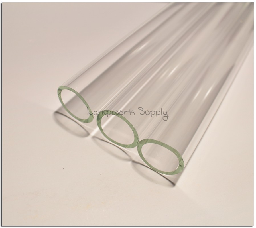 Chinese Clear 30 x 3mm Single Glass Tube 1500mm Length (59-60 inches)
