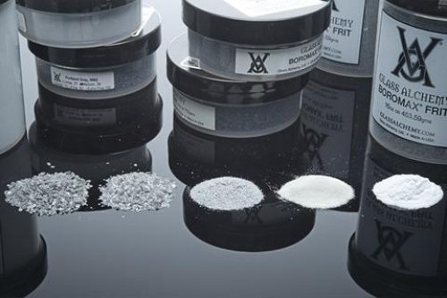 Glass Alchemy Portland Gray (85) - Medium Frit 1 lb. (38 grade) Medium (38 grade) 1 lb Jar (16 oz)