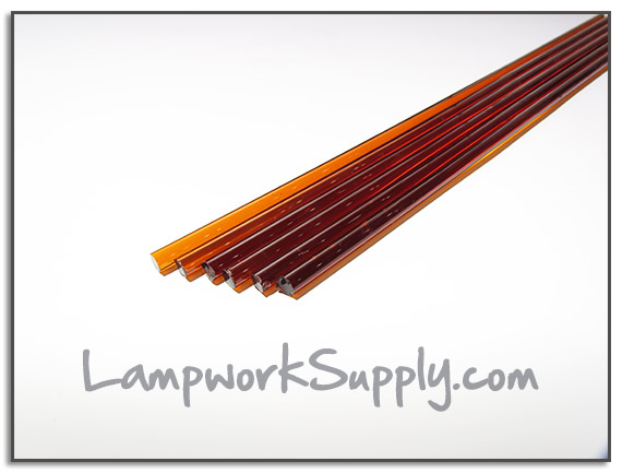 Amber 17mm Rod