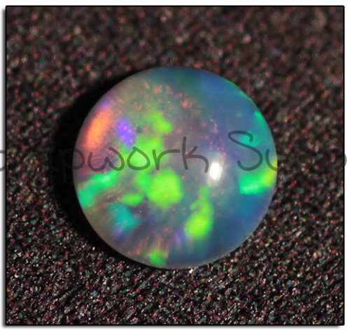 Kyocera 3mm Cabochon Opal - Mint No Fire