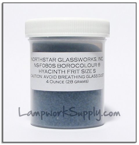 Northstar Hyacinth (80) - Small Frit 1 lb. (38 grade) 16 oz jar