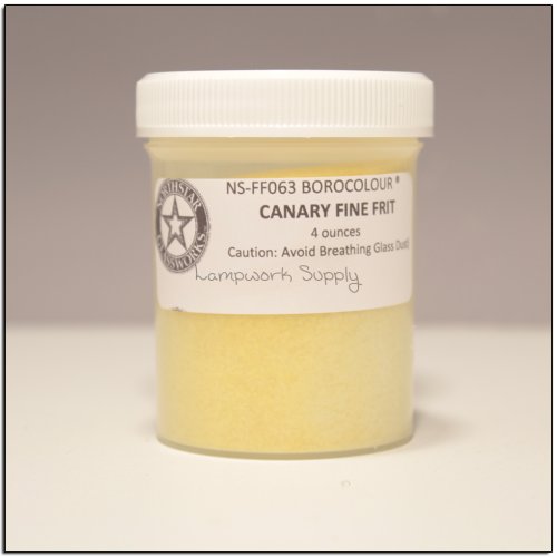 Northstar Canary (63) - Fine Frit 4 oz. (70 grade) 4 oz jar