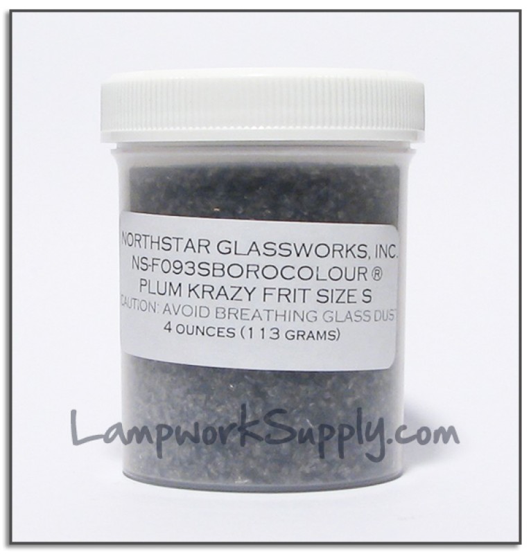 Plum Krazy Small Frit 4 oz. (38 grade)