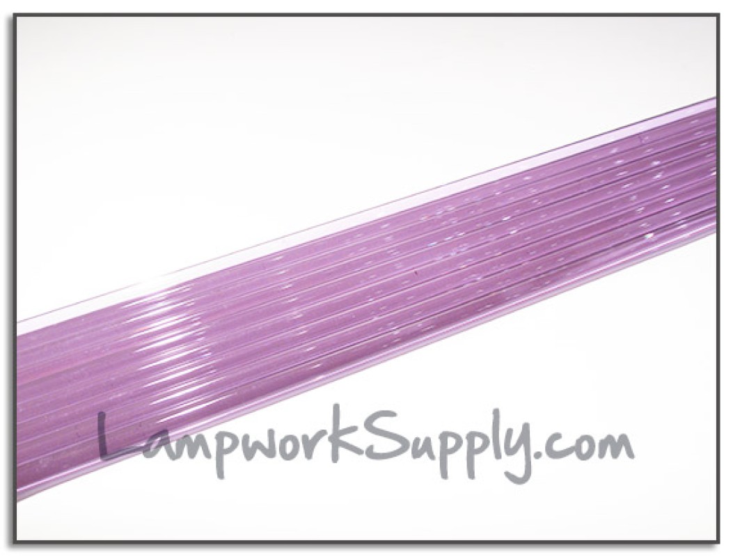 Transparent Purple 7mm Rod