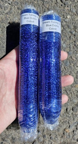 Dream Tubing Blue Dichroic - Cobalt Tube Cobalt Blue